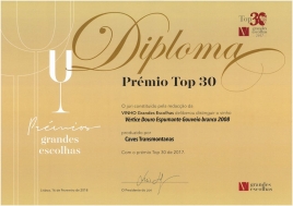 Gouveio 2008 – Prémio TOP 30 p/ Revista VINHO Grandes Escolhas